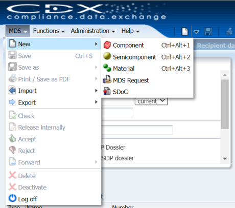 CDX Compliance Data Exchange - SYMBOLS AND FUNCTIONS IN CDX